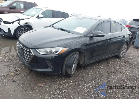 2018 Hyundai Elantra Limited из США, поврежденный, VIN 5NPD84LF6JH286586